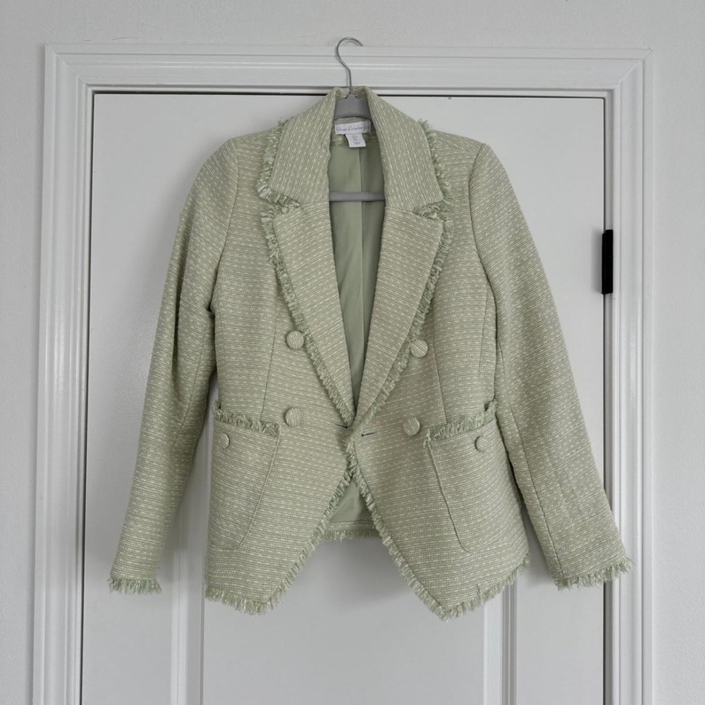 House of Harlow Tweed Double Breasted Blazer Size XL